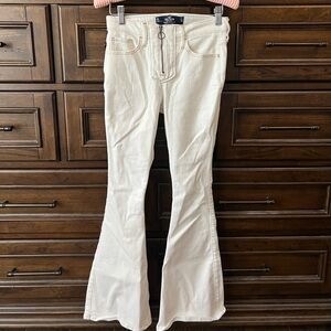 Hollister Cream Denim Pants